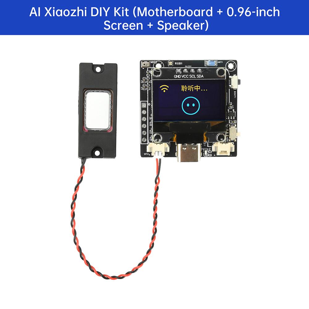 

ESP32-C3 Smart Voice Assistant Module with 0.96 OLED - AI Dialogue Development Board for Robot Projects