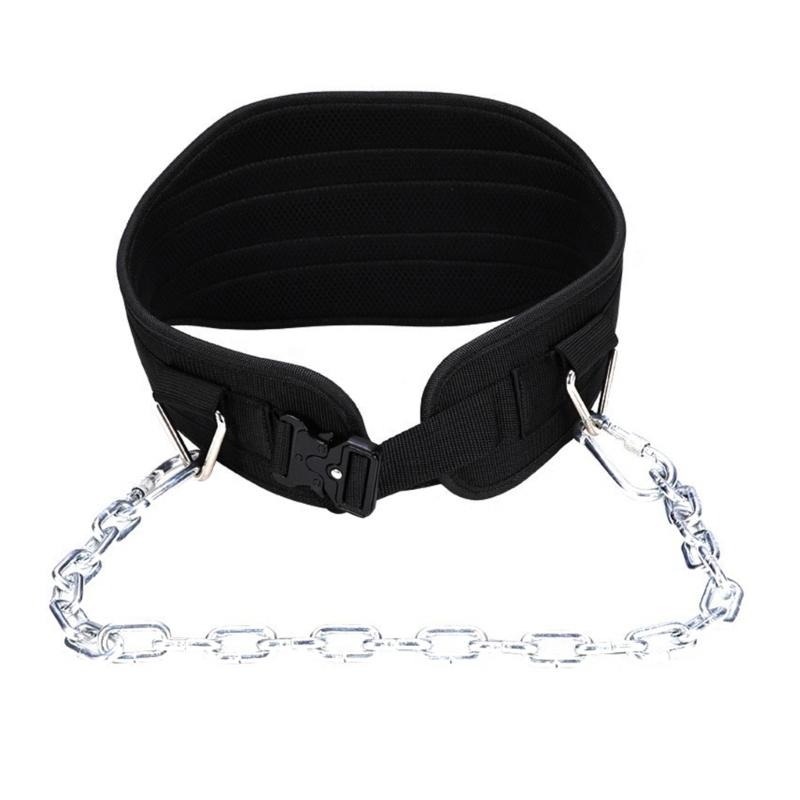Weighted Dip Belt with Steel Chain for Pullups, Gym Workout Lifting Chain Belt 1