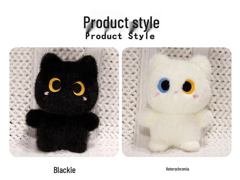 Cute Kitten Plush Toy - Comfort Doll for Girls and Desk Companion