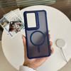 Luxury Translucent Armor Camera Flip Phone Case For Samsung Galaxy Case For Samsung S26 S25 S24 S23 Plus Ultra FE Magnetic Cover