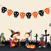 DIY Halloween Non-woven Flags Hanging Party Decor Pull Flag  Halloween Party Decoration