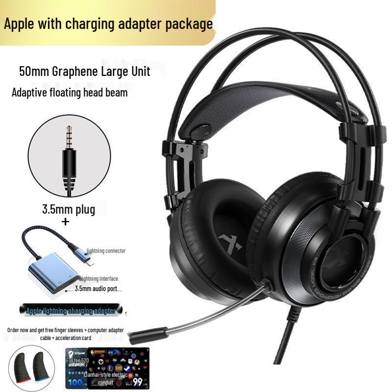 Over-Ear 7.1-Kanal Gaming-Headset mit geräuschunterdrückendem Mikrofon