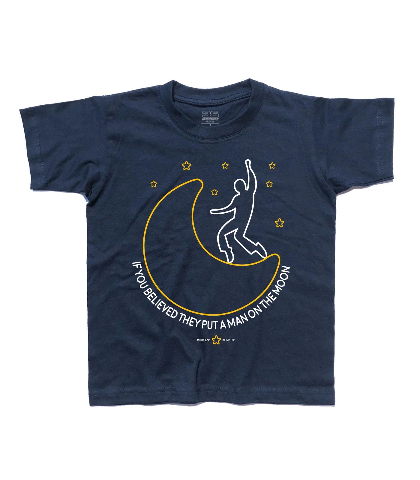 Children s T-shirt inspired by MAN ON THE MOON by REM - lyrics collection 120