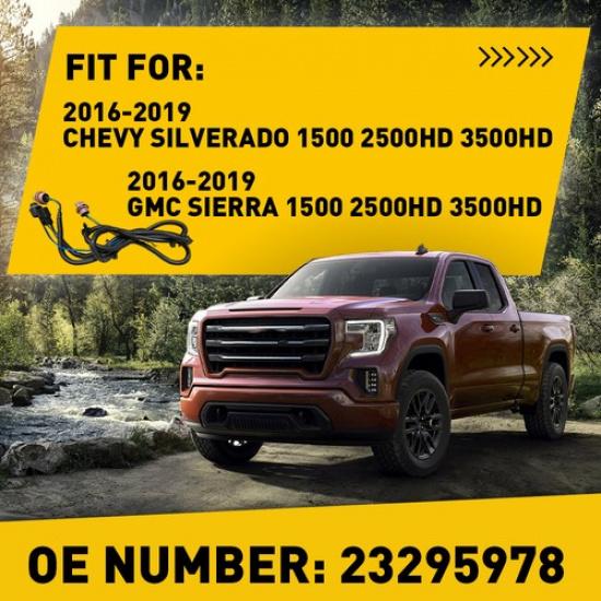 Left Socket Taillight Wiring Harness Fit 2016- GMC 1500 2500HD 3500HD Sierra