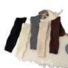 Cashmere Calf Socks Thickened Wool Stockings Korean Simple Diamond Lattice Dark Pattern Half Leg Socks Slim Calf Socks