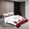 3pcs Merry Christmas themed pattern bedding set, Christmas tree, for teenagers and adult's bedroom, a Christmas gift