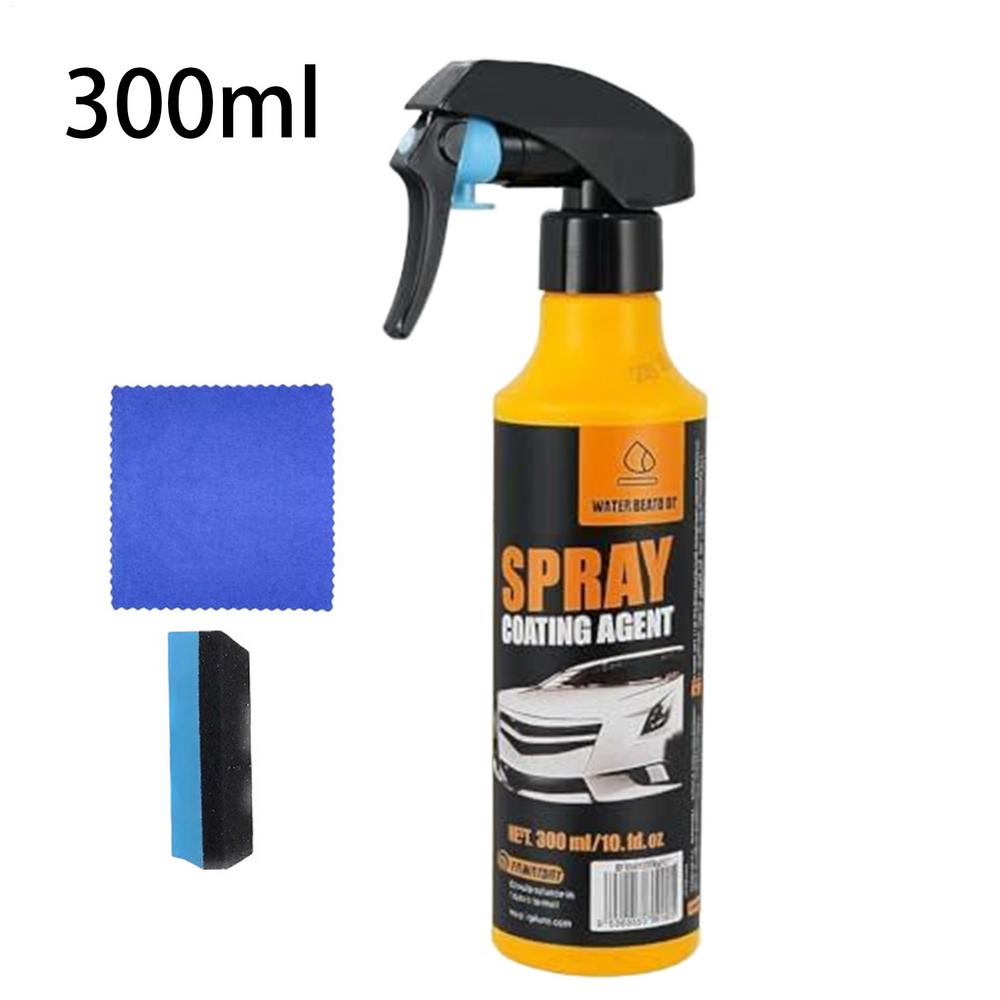 Spray Coating Agent 300ml Hydrophobic Ceramic Shine Detailer Hydrophobic Glass Agent Spray for Vehicles for Automotive Oxidation