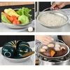 Stainless Steel Steaming Rack, Steamed Buns, Steamer, Household Steaming , Fruit Washing Filter With Portable Steamer