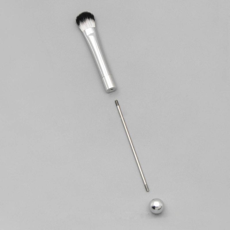 5pcs/set Makeup Brushes Metal Handle Beaded Makeup Brush with Soft Bristles for Makeup DIY Brush Eye Makeup Accessories