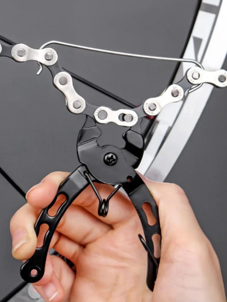 Bicycle Chain Buckle Pliers Mini MTB Bike Chain Quick Release Magic Link Clamp Removal Install Plier Road Cycling Repair Tools