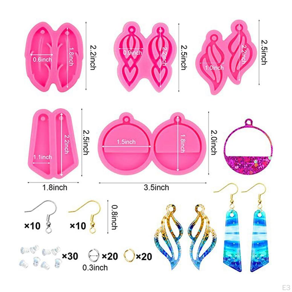 , Silicone Pendant to Portable for DIY Wall Hanging Earrings Ornaments Necklace