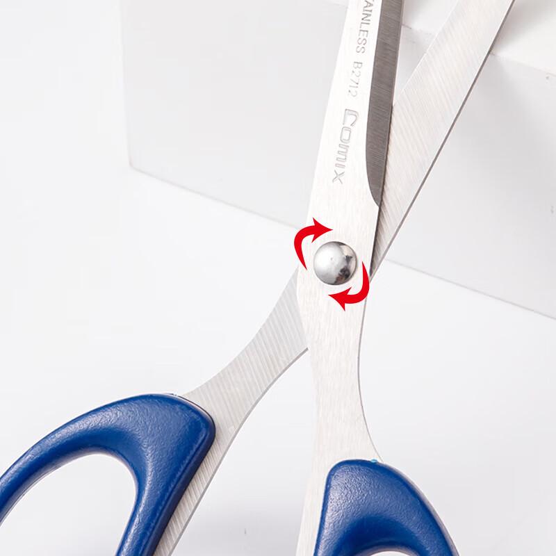 COMIX B2712 163mm Labor-Saving Stainless Steel Scissors 5-Pack