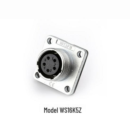 WEIPU WS16 Aviation Plug Industrial Connector, 2-10 Pin, Metal