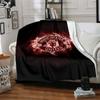 Manchester Crest Blankets Flannel Printed Breathable Warm Throw Blanket for Home Office Bedspreads 0708a10