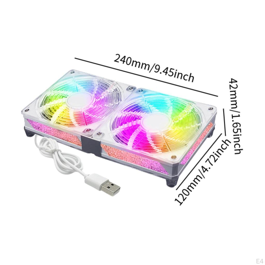 5V Computer Fan for Radiator, 12cm Installation CPU Cooling