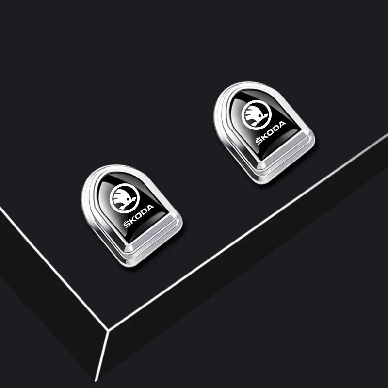 ycpry6 Car Hanging Storage Hooks Stickers for Skoda Rapid VRS Kodia Kamiq Yeti Karoq Fabia 2 Superb Octavia Roomster Scala Accessories