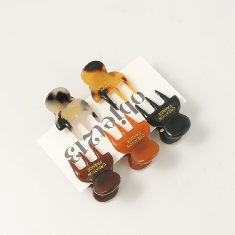 

objet213 Animal Pattern Rabbit Clip 4. Brown Leopard