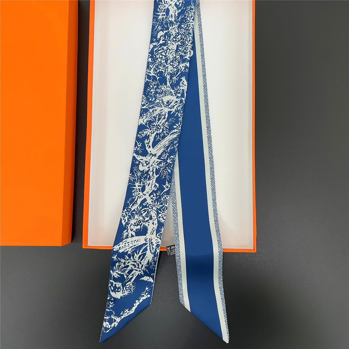 

2023 New Design Tarot Scarf Women Luxury Brand Scarf Bag Hair Skinny Silk Scarves Fashion Foulard Neckerchief Headband For Lady