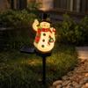 Snowman Ground Stake Light for Outdoor Christmas Yard Garden Path Decor