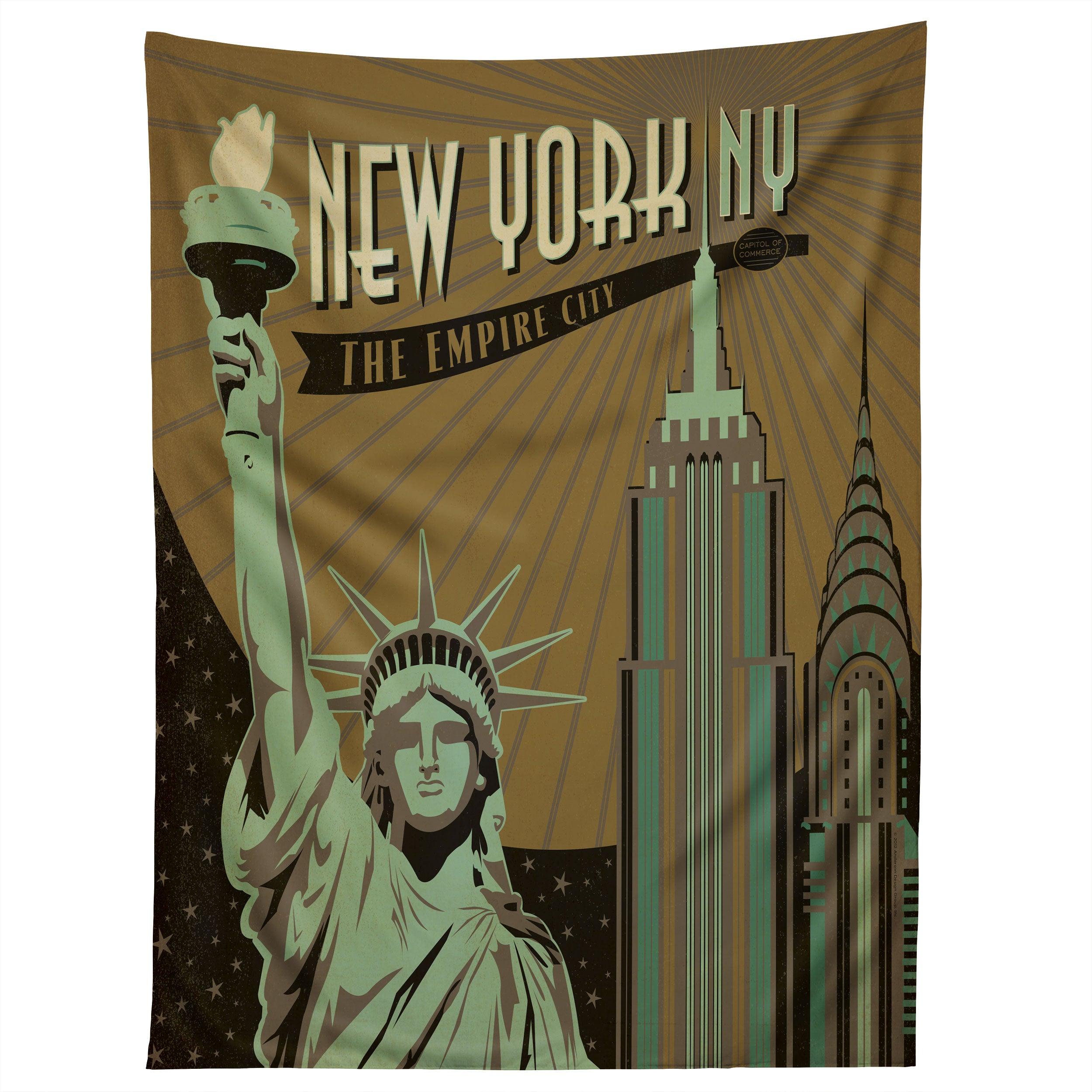 NEW YORK tapestry 75x100