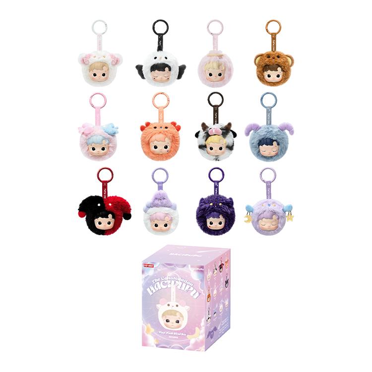 New POP MART HACIPUPU Constellation Collection Vinyl Velvet Mystery Boxes Single Mystery Box/Full Box 12 Pcs PPMT-2409-0093
