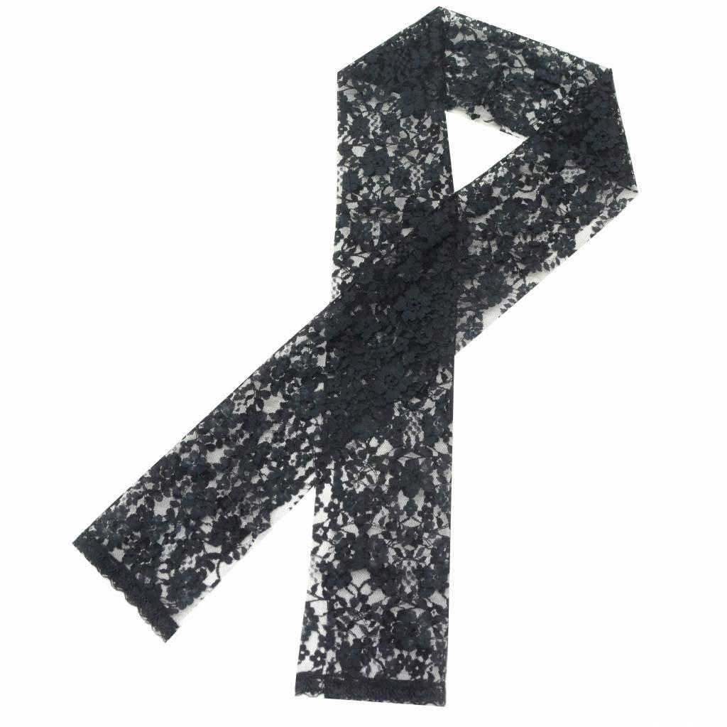 [Kimono Hitotoki] Half-collar, embroidered, lace, stylish half-collar, colored half-collar, summer half-collar, made in Japan, lace half-collar, for