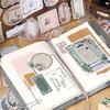 26pcs/1 lot Sticker Pack The 'Time Remains the Same' Series - Retro-Themed Irregular Shouzhi Decorative Materials