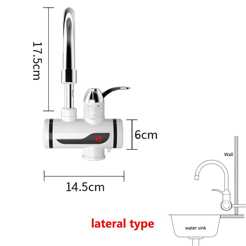 

Электрический водонагреватель 220 В кухонный кран без бака мгновенный нагрев водопроводный кран проточный нагреваемый смеситель цифровой дисплей