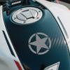 2pcs Star Motorcycle Tank Sticker Adhesive Decal Car Bike Helmet Vinyl Stickers For BMW Honda Kawasaki Suzuki Yamaha Vespa Hero