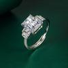 BELLA BOX Geometria Otwieranie Zmieniające Rozmiar Pierścienie Dla Kobiet Cyrkon Zaręczyny Impreza Fine Jewelry Prezent