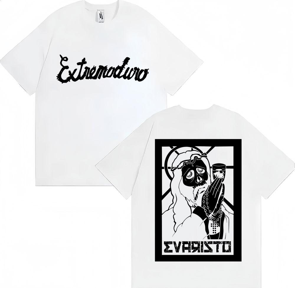 Rock Band EXTREMODURO Evaristo Graphic T Shirts Unisex Women Fashion Gothic Short Sleeve Oversized Cotton Casual Tshirt Streetwear