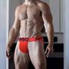 1Pc 0850 Cross Strap Men's Thong Threaded Cotton Sexy Butt Lifting Four Ding Gay Back Empty Sexy Sexy Free Pants