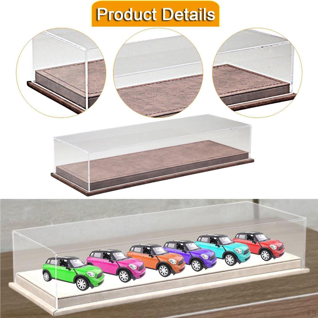 1/64 Model Car Display Case Diecast Storage Desktop Dustproof Organizer