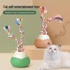 Automatic Rotating Cat Toy: Teasing Ball & Rope Knot Set for Self-Play and Boredom Relief