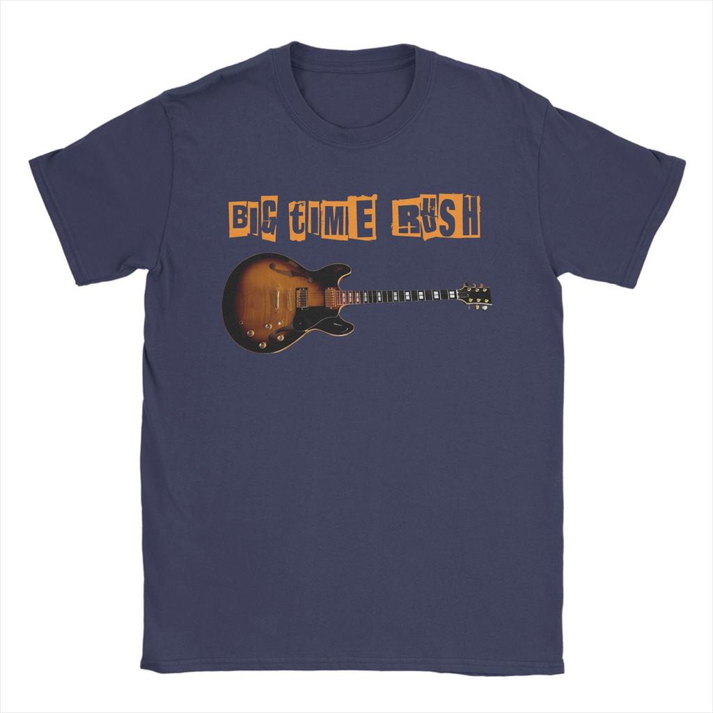 Unika Big Time Rush Band T-shirts för män Crew Neck Bomulls T-shirt Kortärmad T-shirt Plus Size Kläder