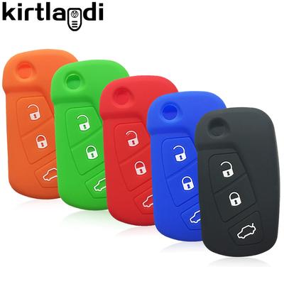 Husă Silicon Cheie Auto pentru Ford KA MK2 Urban Street Ka Vehicule Husă Suport Cheie Breloc Carcasă Telecomandă Jachetă 3 Butoane 2008-2016