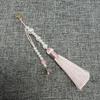 Faux Pearl Tassel Bag Charm With Retro Silver Butterfly Pendant Suitable For Handbags Backpacks Keys Hanfu Decoration