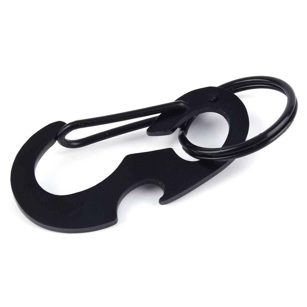 Camping Outdoor Keyring EDC Carabiner Snap Hook Hanger Keychain