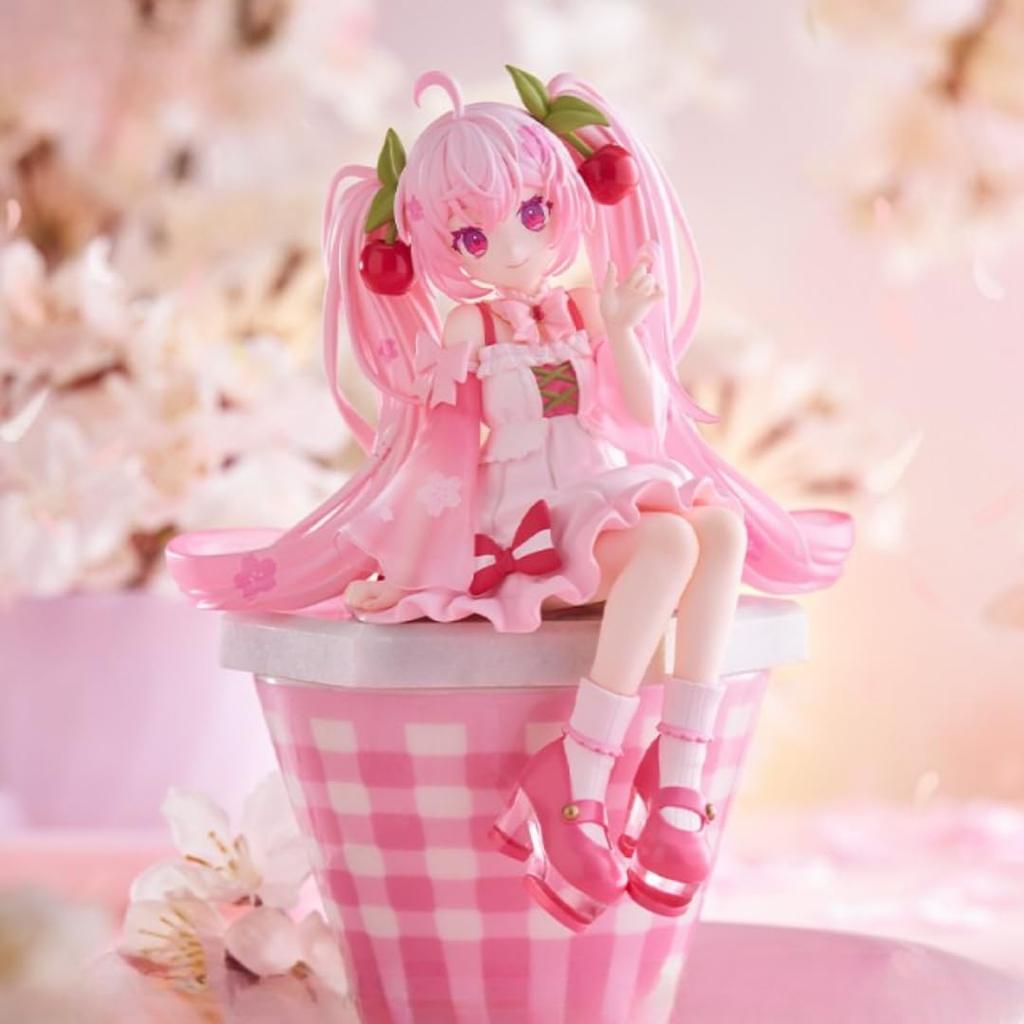 Hatsune Miku Nudelschalenstopper Figur - Sakura Miku 2025 - Offizielles Merchandise, Hobby, Sammlung, Interieur