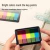 Deli 5-Color Fluorescent Pull-Out Index Tabs