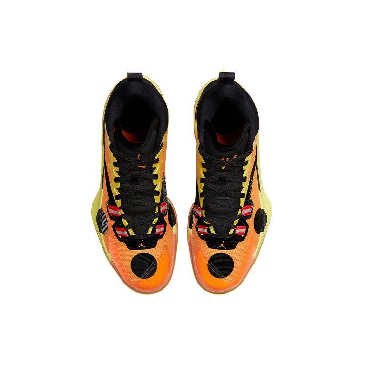 Air Jordan Naruto x Jordan Zion 1 SP PF Kyuubi Unisex Sneakers Yellow Electric-Yellow Alpha-Orange DQ5569-780