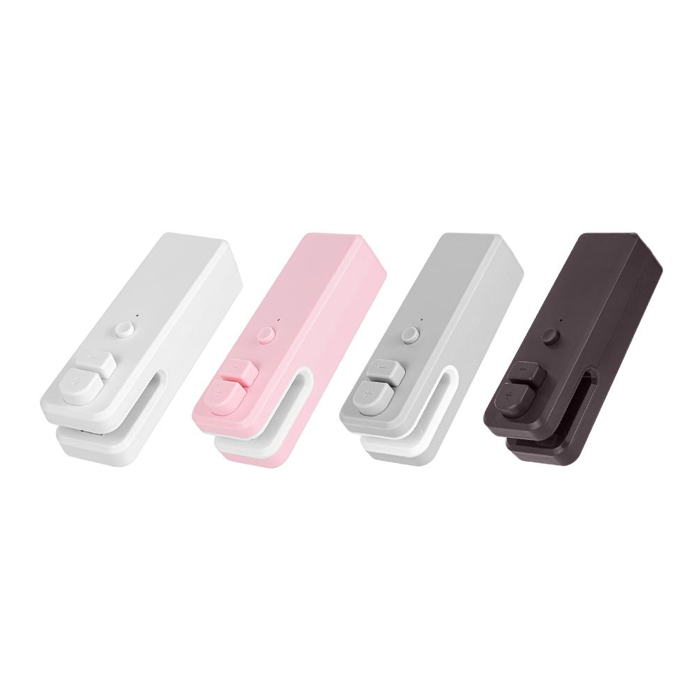 ABS Stainless Steel Heat Sealer Mini Handheld Sealing Vacuum Machine Snack Plastic Storage Kitchen Storage Bag Clips