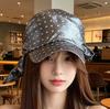 Polka Dot Hat Women's Summer Sun Hat Outdoor Casual Camouflage Empty Top Hat Headscarf Sun Protection Big Brim Sun Hat