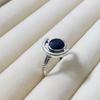 Unisex Retro Distressed Geometric Open Ring with Creative Drip Glue - Korean Style