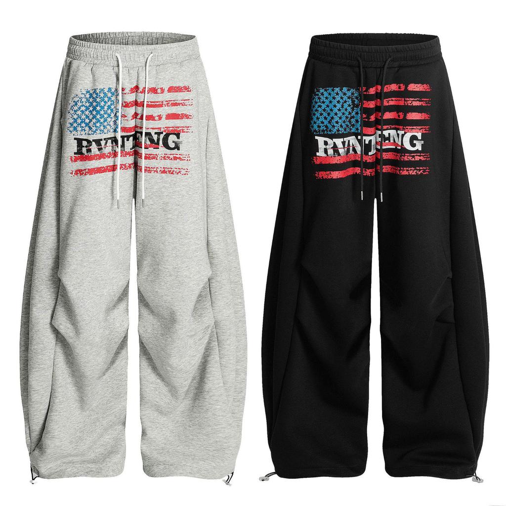 Jesień 2025 Unisex Retro Bawełniane Codzienne Długie Spodnie - Styl Sportowy Outdoor