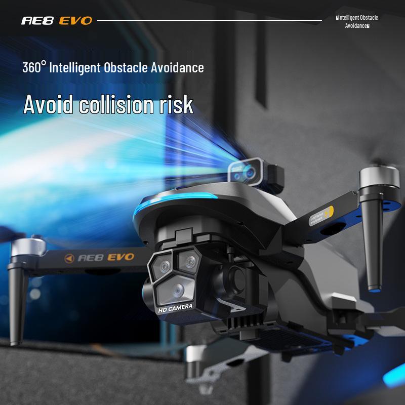 AE8EVO Drone with Screen Control, Brushless Motors, HD Camera, GPS, Foldable Design, Intelligent Obstacle Avoidance, and Remote Display