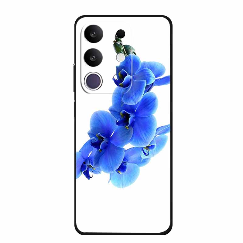 Phone Case For Vivo T4x 5G Y300T 2025 Case 6.72" Black Silicone TPU Soft Back Cover For Vivo Y29 4G Cases Y 29 Coque Funda Para