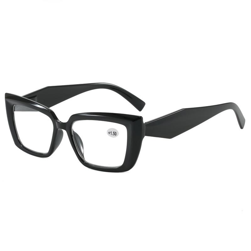 New Cat-eye Square Frame Reading Glasses for Middle-aged & Elderly - Fashionable High-Definition Design