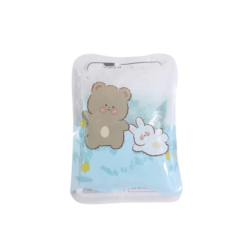 Knock-Knock Music Cartoon Ice Pack: Portable Quick-Cooling Relief for Students & Picnics