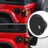 ACROPIX Fuel Tank Fuel Filler Lock Door Gas Tank Cap Cover Fits Jeep Wrangler JK with Key Black 1 Piece